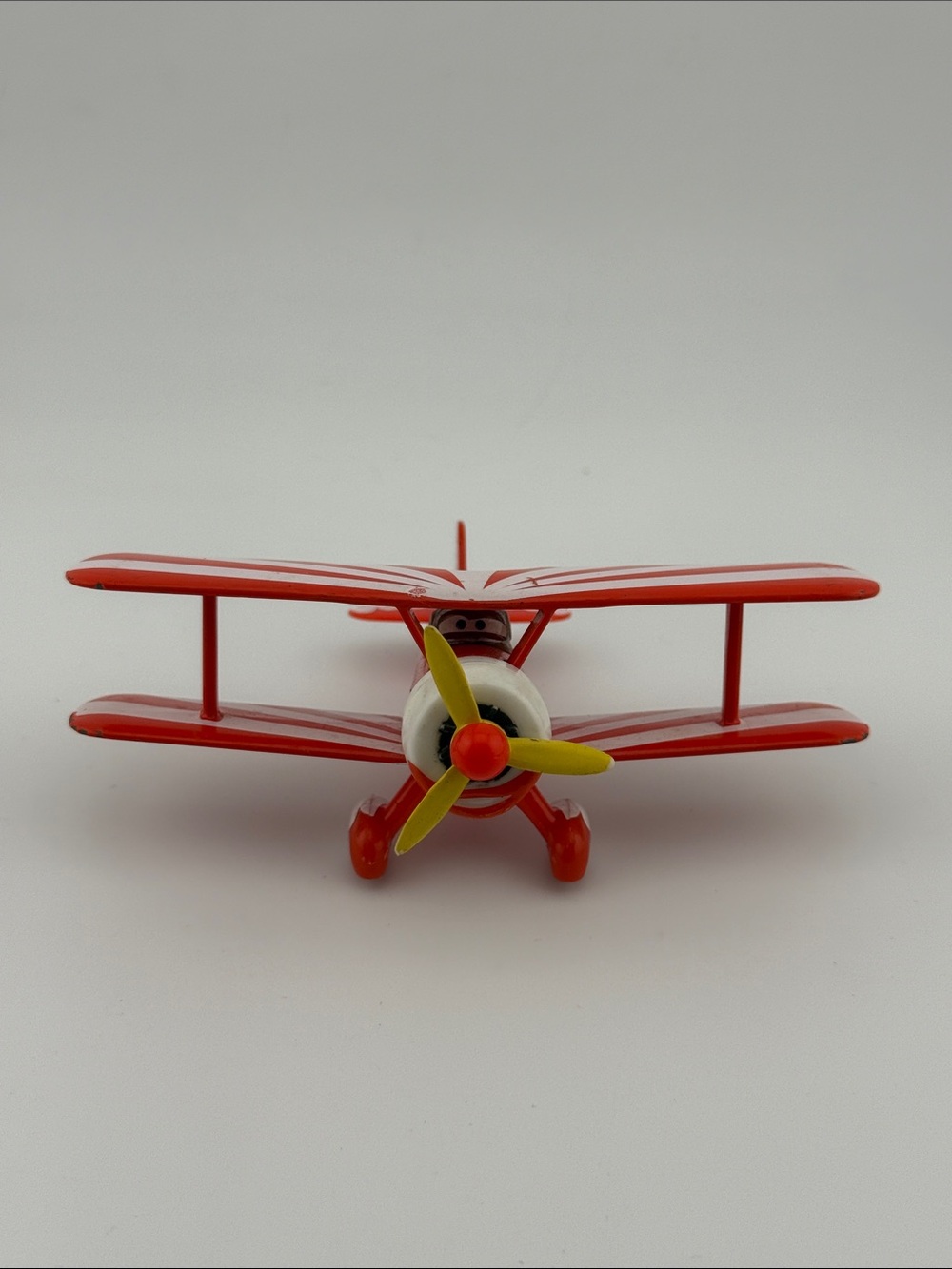 Disney Pixar Cars - Barney Stormin' Biplane Airplane - Diecast Metal 1:55 Scale
